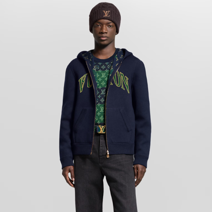 ルイヴィトンメンズモノグラムリバーシブルフーディc12555