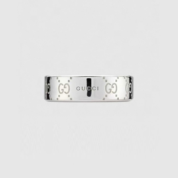 グッチユニセックスシグネチャーリングc6362