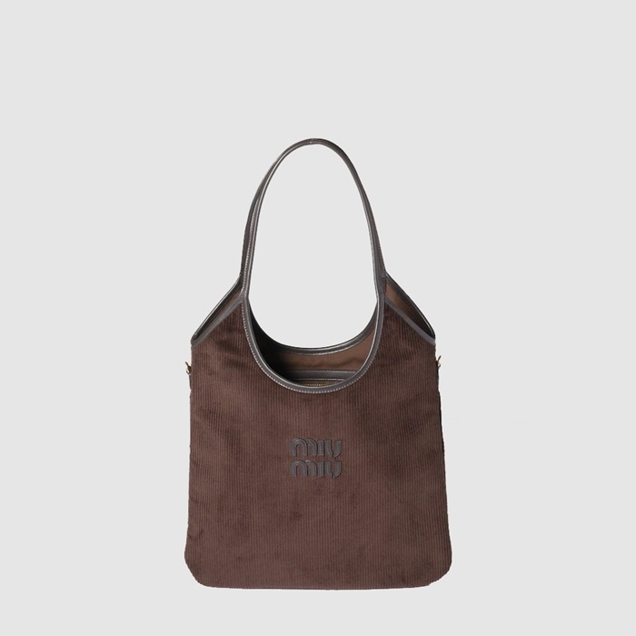 ミュウミュウレディースアイビーコーデュロイバッグb12721