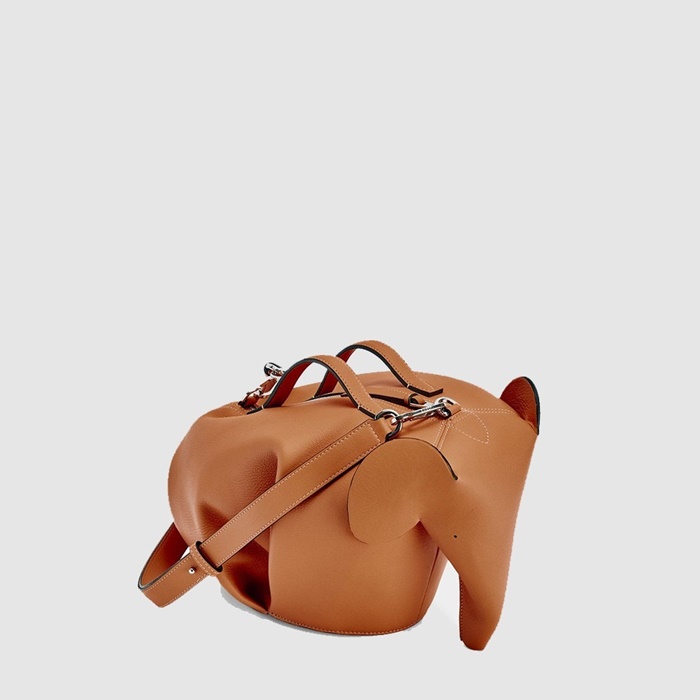 ロエベレディースラージエレファントバッグb12742