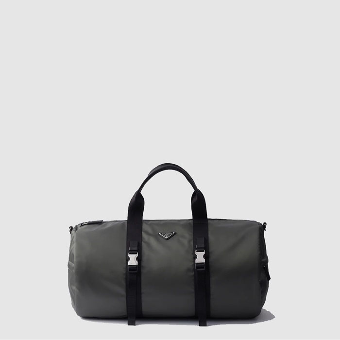 プラダメンズリナイロンサフィアーノレザーダッフルバッグ2C015b12750