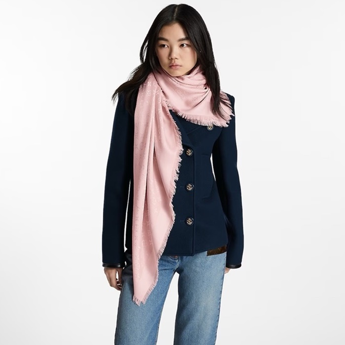 ルイヴィトンレディースモノグラムクラシックショールc6387