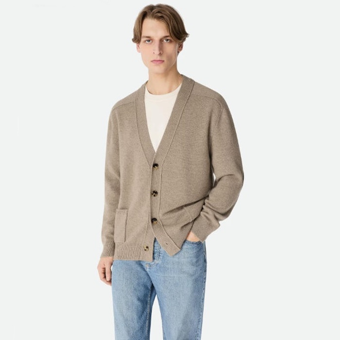 ボッテガヴェネタメンズネックカーディガンc12619