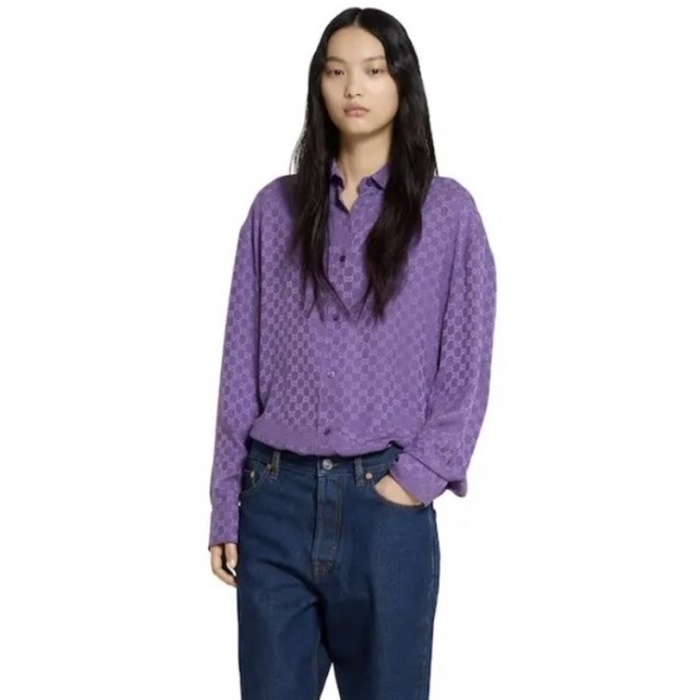 グッチレディースオフィディアシャツc12628