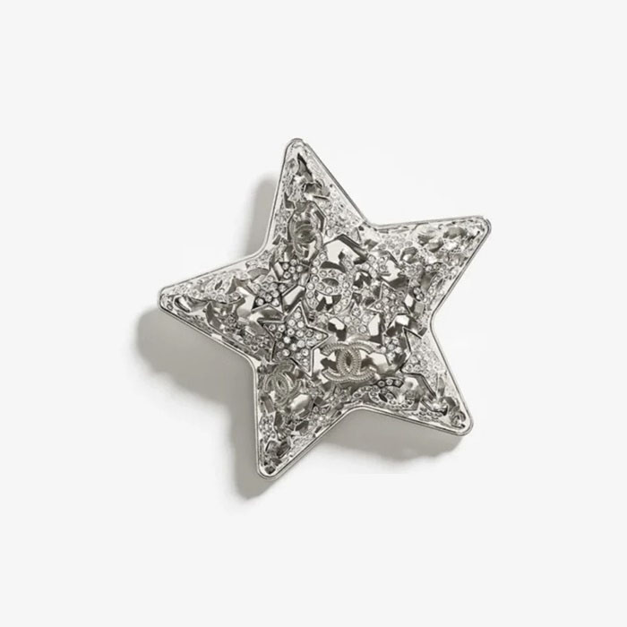 シャネルレディースゴールドブローチc6410