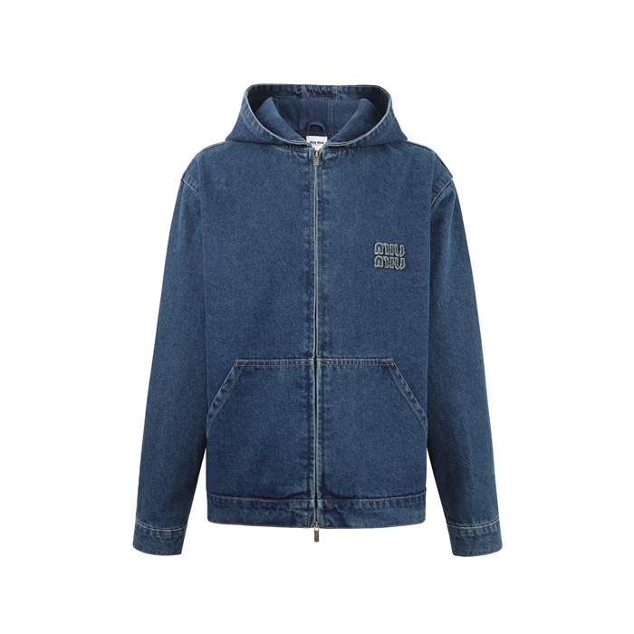 ミュウミュウメンズフードジャケットc12694