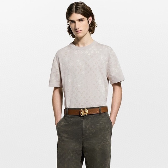 ルイヴィトンメンズラウンド半袖Tシャツc12695