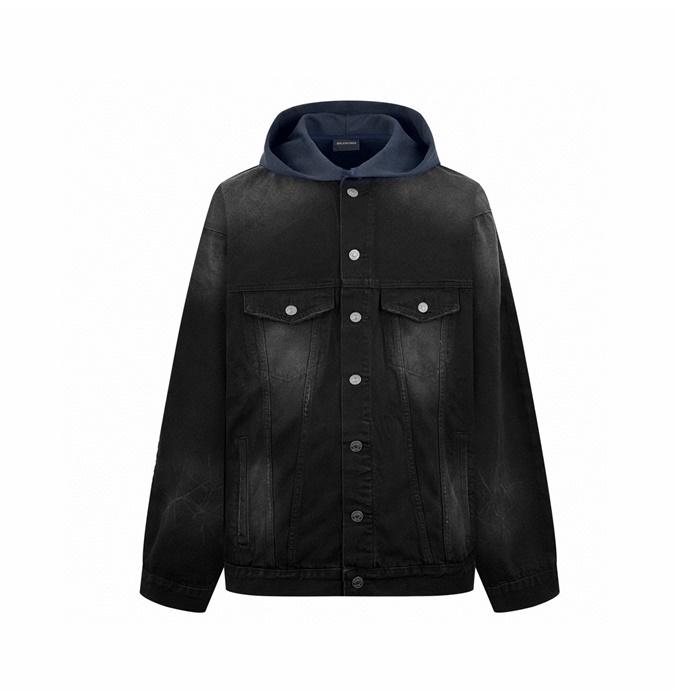 バレンシアガメンズフードジャケットc12698