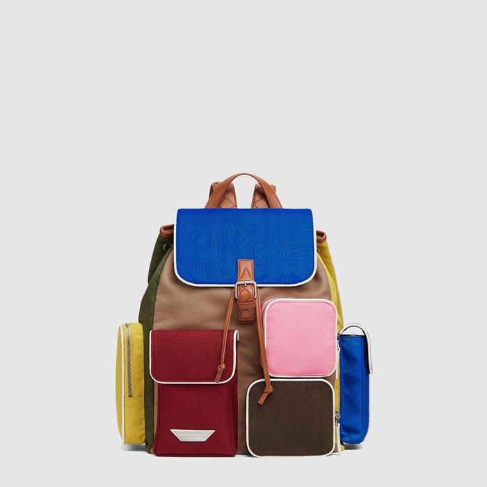 ボッテガヴェネタメンズクロスロードマルチポケットバックパック-b13035