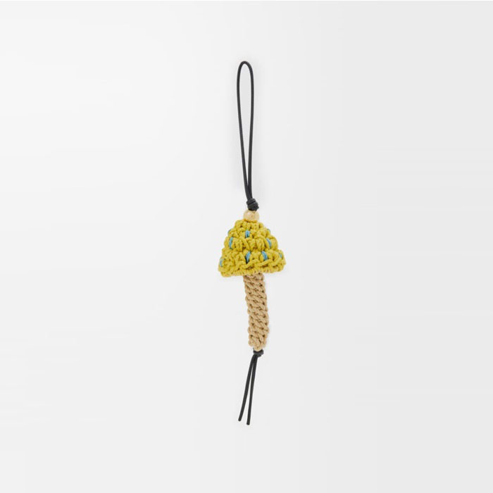 ロエベユニセックスマッシュルームチャームc6437