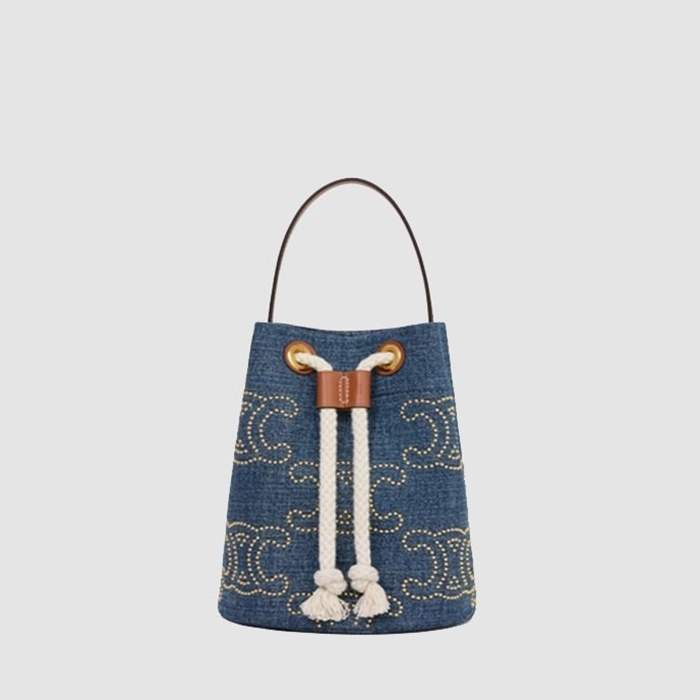 セリーヌレディースティンドローストリングトリオンフスタッドb13053