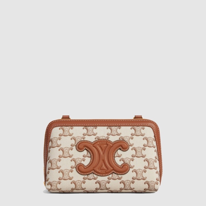 セリーヌレディースカールトリオンフチェーンクラッチバッグミニバッグb13058