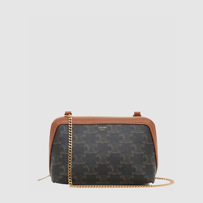 セリーヌレディーストリオンフチェーンミニバッグb13095