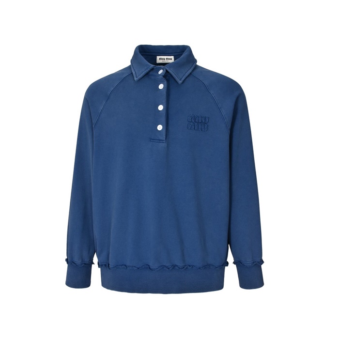 ミュウミュウメンズポロ長袖Tシャツc12749