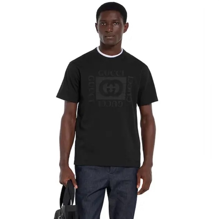 グッチメンズラウンド半袖Tシャツc12760