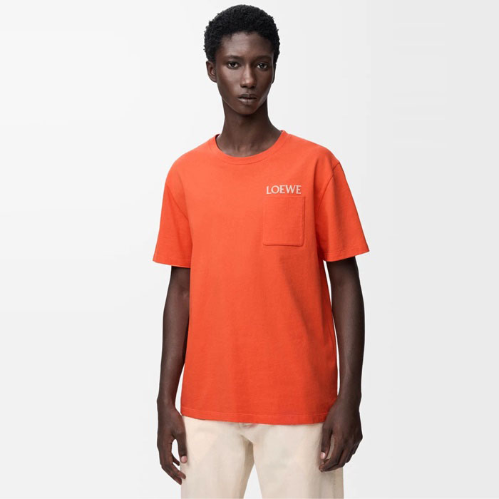 ロエベメンズラウンド半袖Tシャツc12765