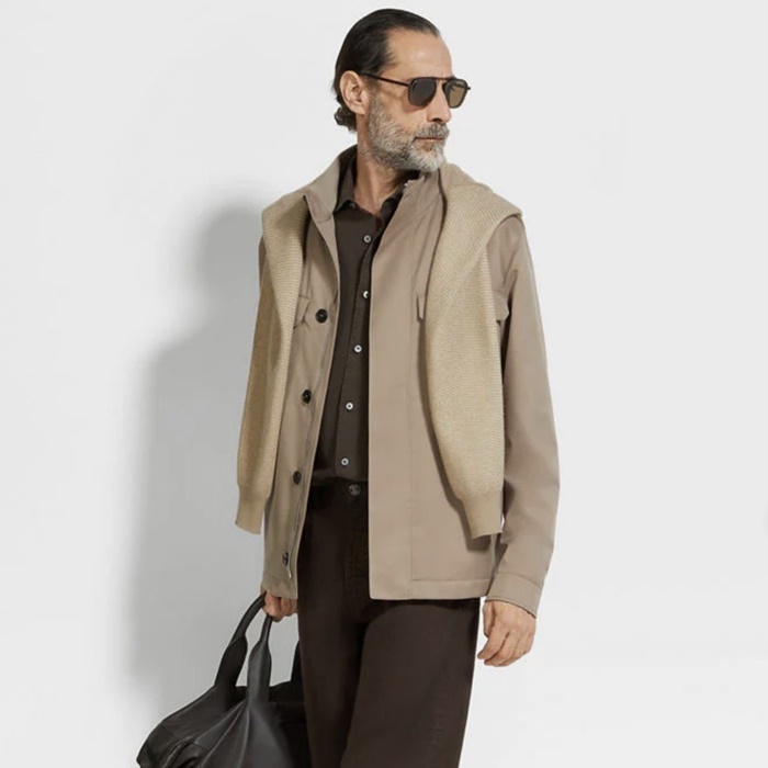 エルメネジルドゼニアメンズベーシックジャケットc12777