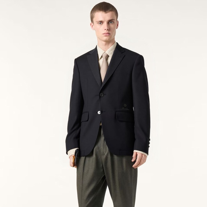 ロロピアーナメンズスーツジャケットc12792