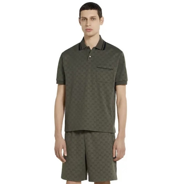 グッチメンズポロ半袖Tシャツc12799