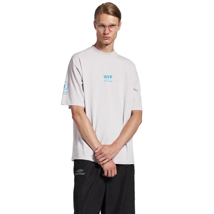 バレンシアガメンズラウンド半袖Tシャツc12803