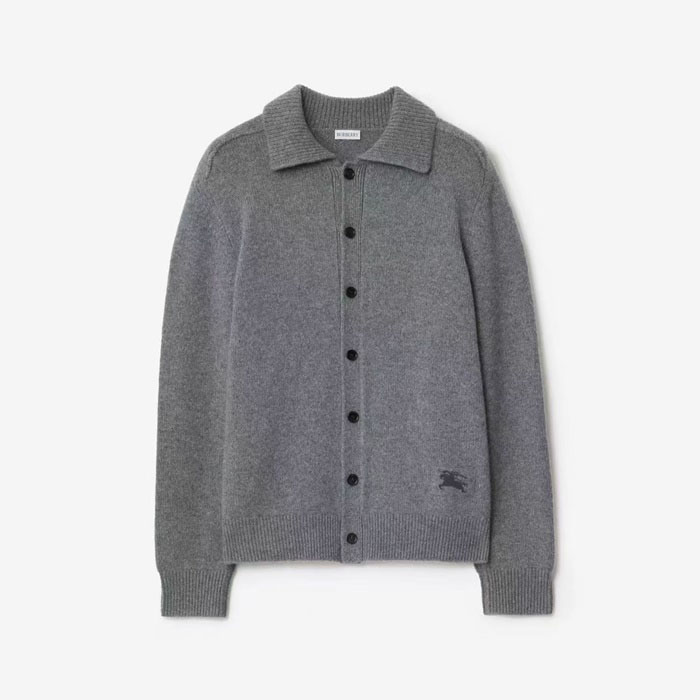 バーバリーメンズネックカーディガンc12840