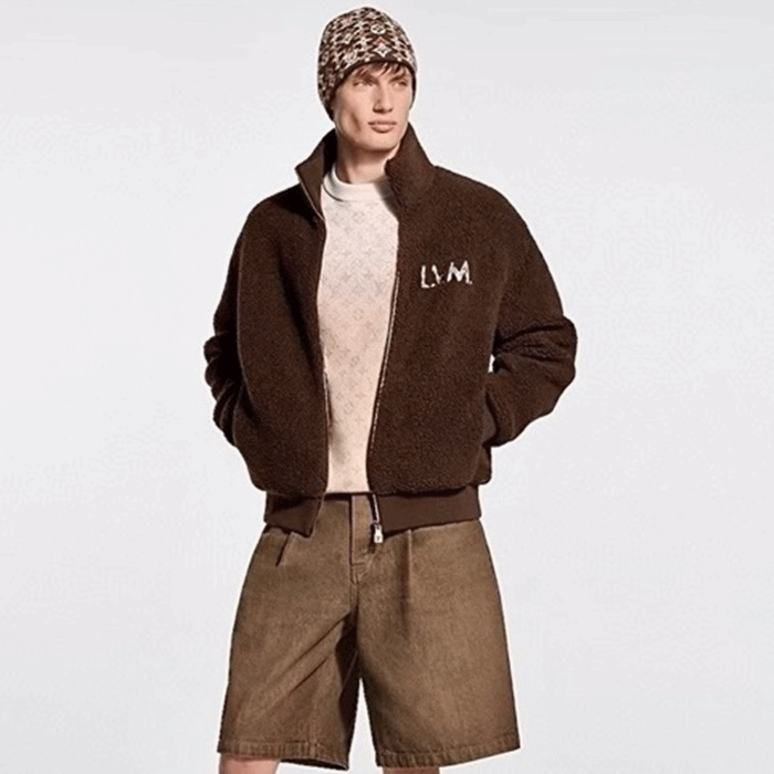 ルイヴィトンメンズジップアップジャケット-c12848