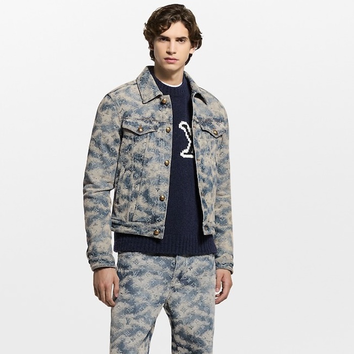 ルイヴィトンメンズデニムジャケットc12902