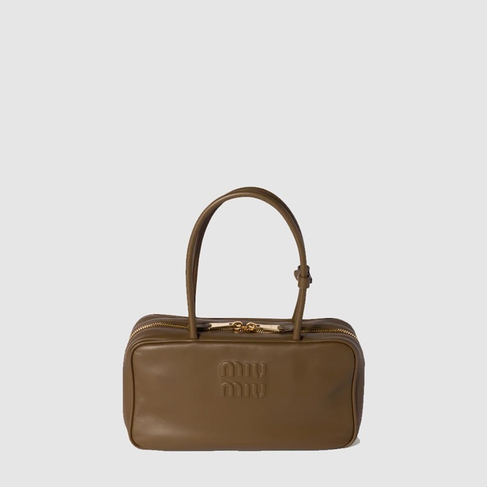 ミュウミュウレディースレザーハンドバッグb13125