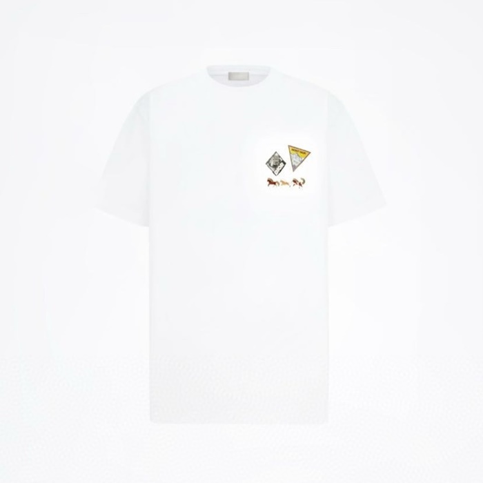 ディオールメンズラウンド半袖Tシャツc12935