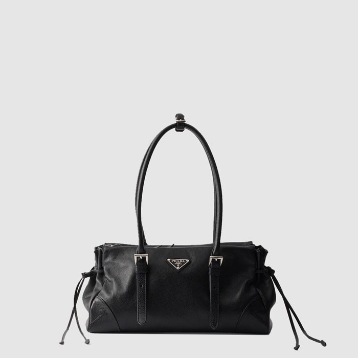 プラダレディースボニーミディアムアンティークレザートートバッグ1G628b13191