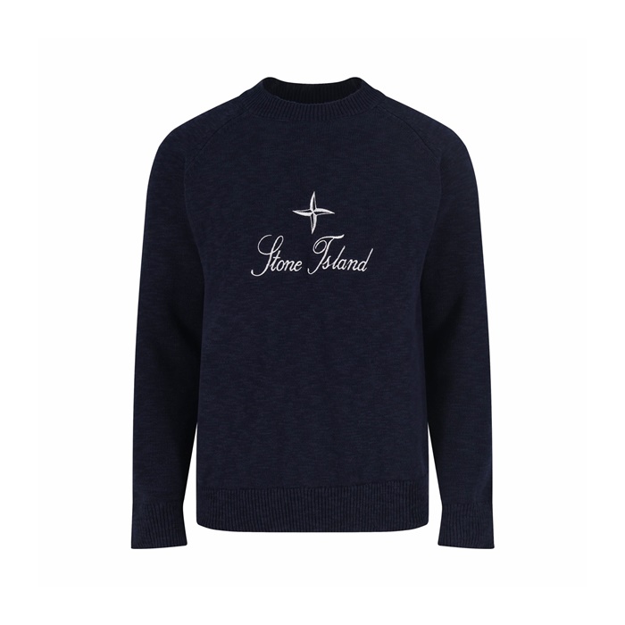 ストーンアイランドメンズクルーネックニットc13038