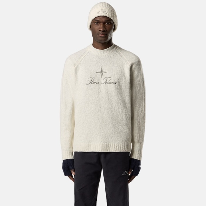 ストーンアイランドメンズクルーネックニットc13039