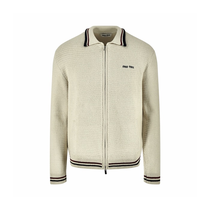 ミュウミュウメンズニットジャケットc13043