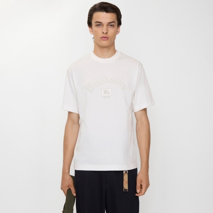 バーバリーメンズラウンド半袖Tシャツc13109