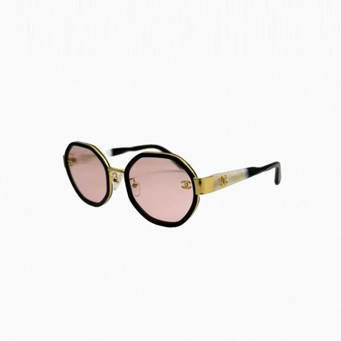 シャネルレディースプレミアムメタルフレームサングラスc6791