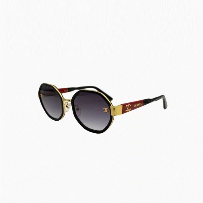 シャネルレディースプレミアムメタルフレームサングラスc6792