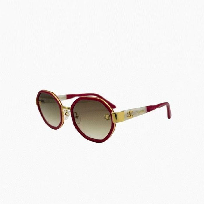 シャネルレディースプレミアムメタルフレームサングラスc6793