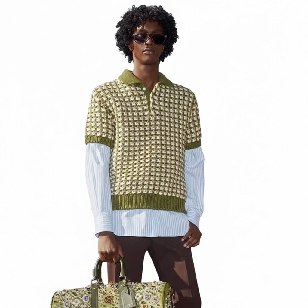 ルイヴィトンメンズポロ半袖Tシャツc13188