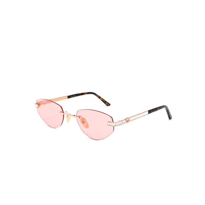 グッチレディースプレミアムメタルフレームサングラスc6814