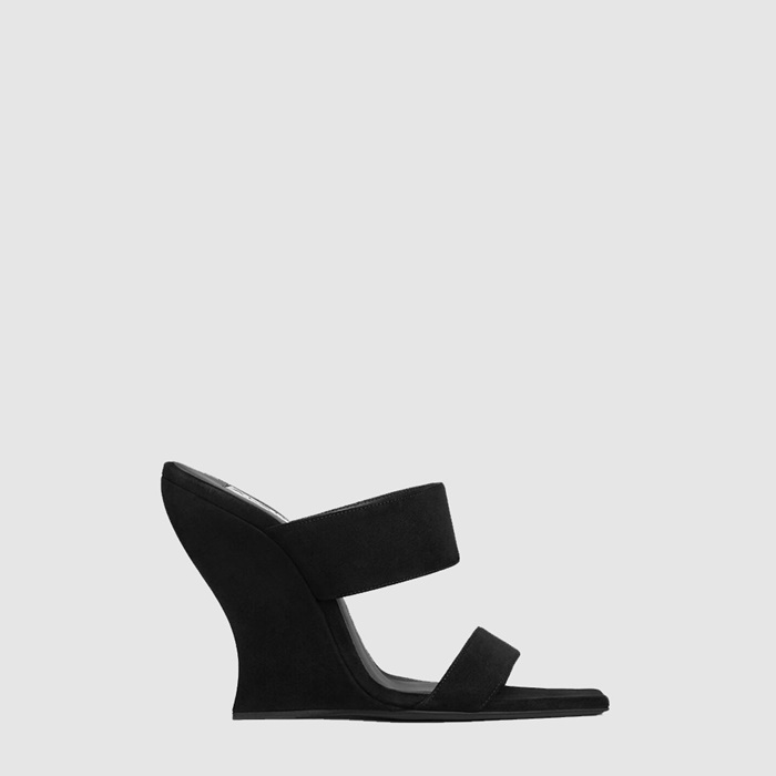 アライアレディースウェーブスエードミュールs8965