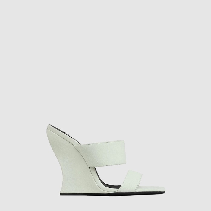 アライアレディースウェーブスエードミュールs8966