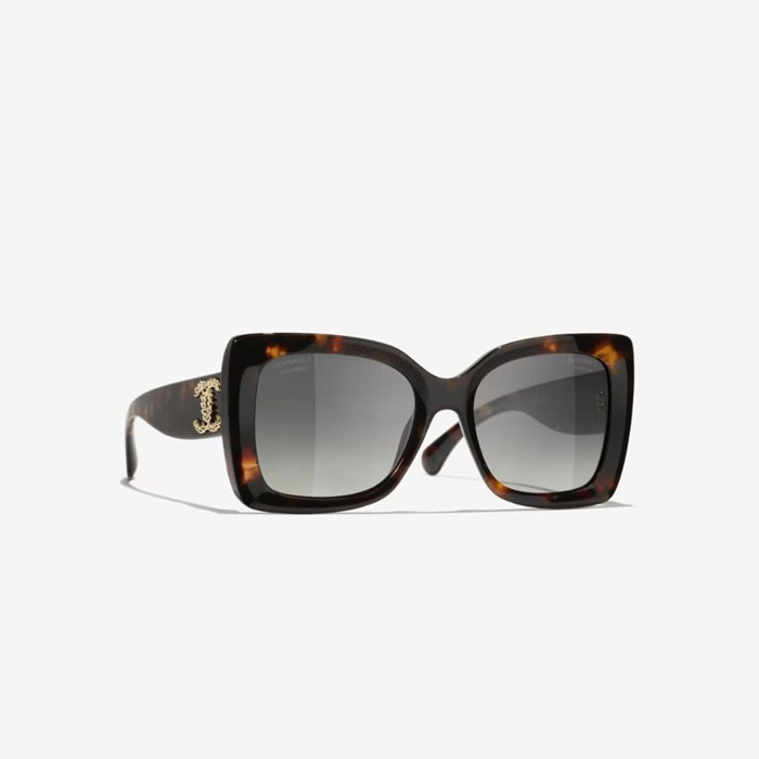 シャネルレディースイニシャルサングラスc6843