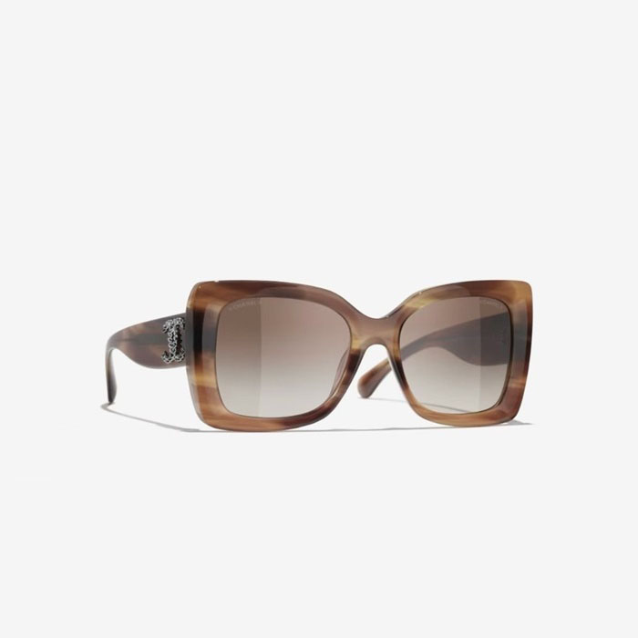 シャネルレディースイニシャルサングラスc6844