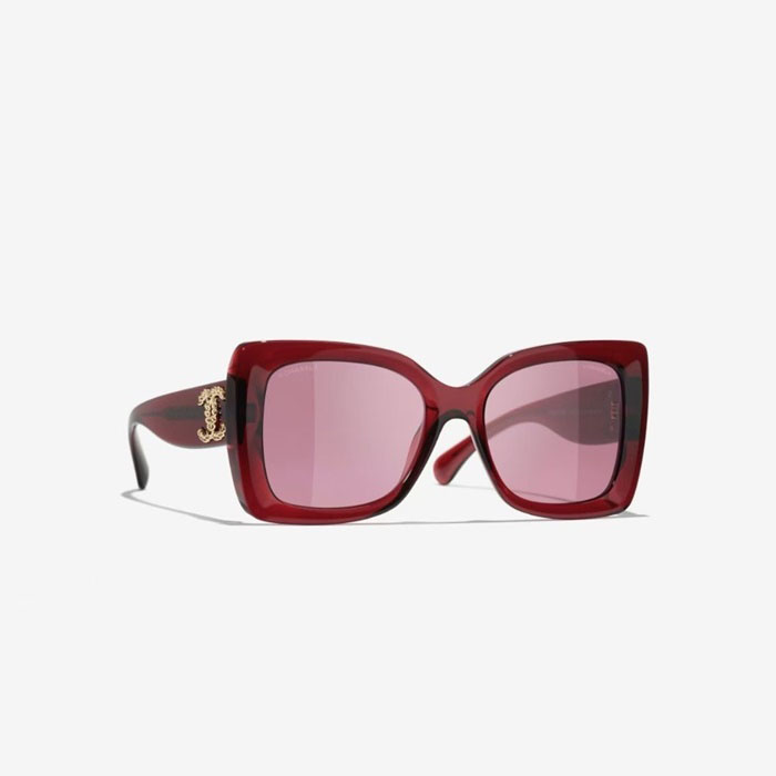 シャネルレディースイニシャルサングラスc6845