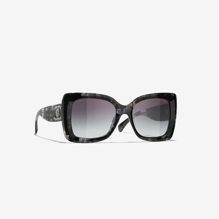 シャネルレディースイニシャルサングラスc6846