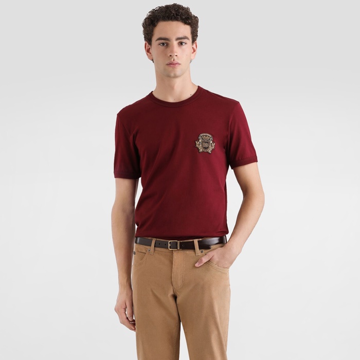 ドルチェ＆ガッバーナメンズラウンド半袖Tシャツc13301