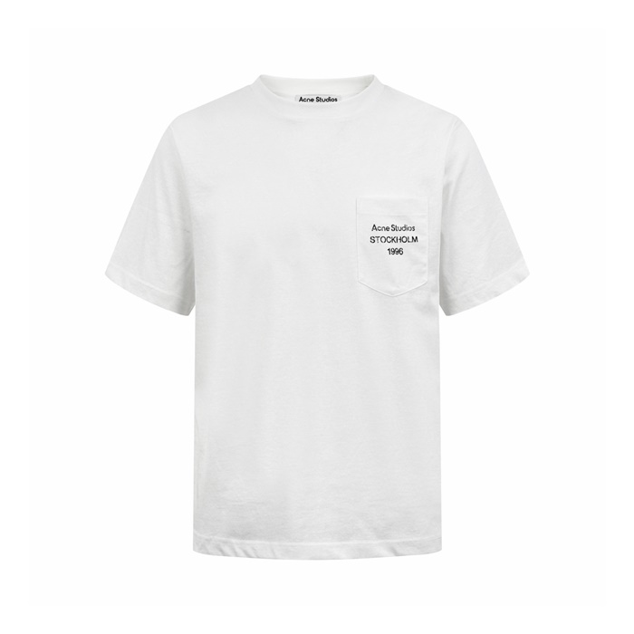 アクネストゥディオズメンズクルーネック半袖Tシャツc13321