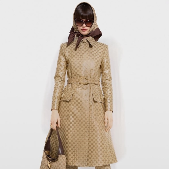 グッチレディーストレンチコートc13324