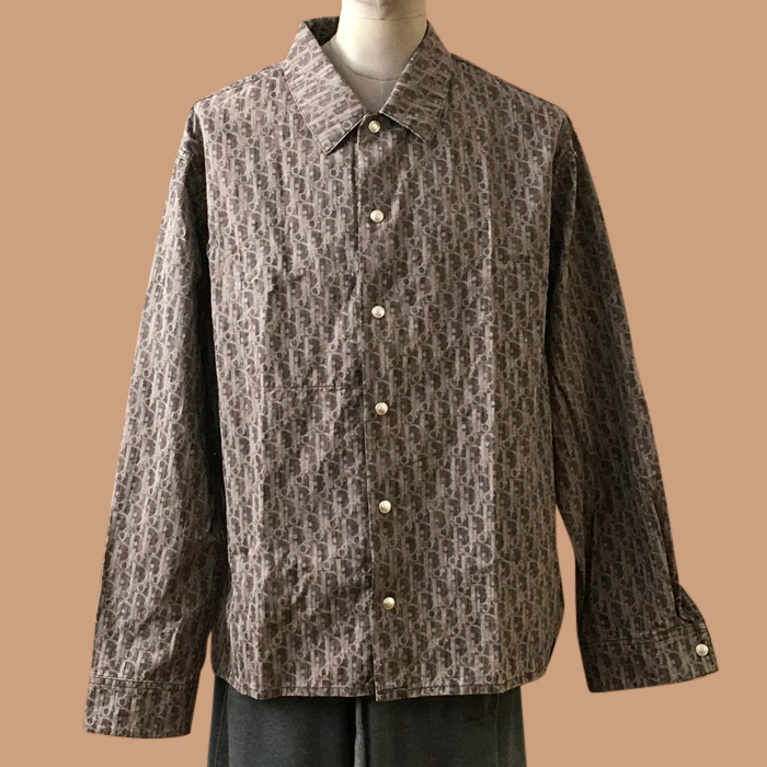  ディオール メンズ クラシック ブラウン ジャケット - Brown - dio01718x