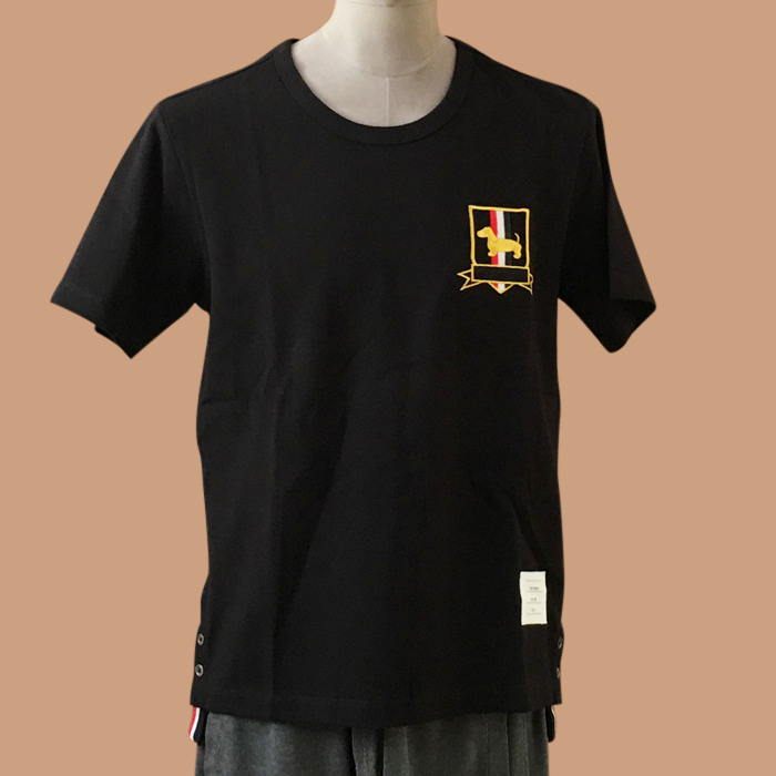  トムブラウンメンズ カジュアル 半袖Tシャツ Thom01338x Size ブラック